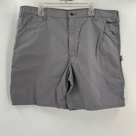 Carhartt Sz42 Solid Gray Original Fit Utility Jean Shorts - Picture 4 of 6